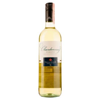 Вино Villa Italia Chardonnay Veneto біле сухе 10,6-12,9% 0,75л