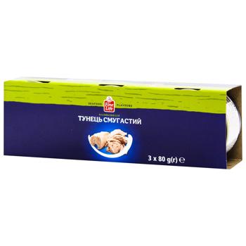 Fine Life Striped Tuna Slices in Olive Oil 80g x 3pcs - buy, prices for - photo 1