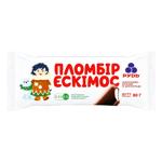 Морозиво Рудь Ескімос пломбір-ескімо в шоколаді 80г