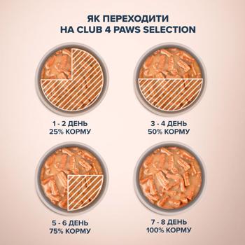 Корм вологий Club 4 Paws Premium Selection з індичкою та морквою для котів 85г - купити, ціни на MasterZoo - фото 4
