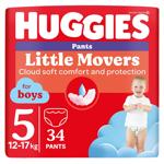 Підгузки-трусики Huggies Pants 5 для хлопчиків 12-17кг 34шт