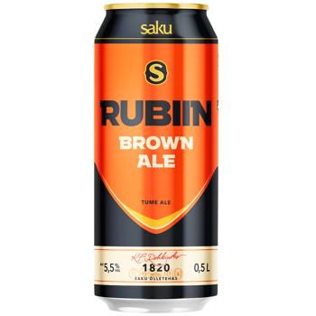 Пиво Saku Rubiin темне 5,5% 0,5л