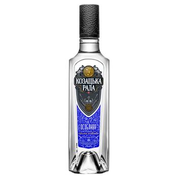 Горілка Козацька Рада Особлива 40% 0,5л - купити, ціни на AlcoHub - фото 1