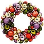 Вінок Actuel з ялинкових куль 35см