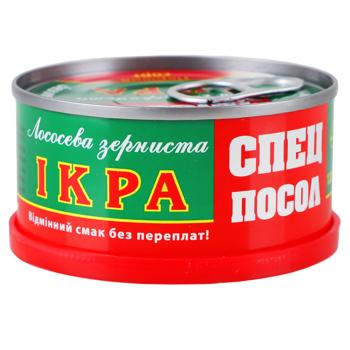 Spetsposol Granular Salmon Caviar 120g - buy, prices for MegaMarket - photo 1