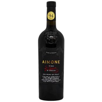 Вино Aimone Rosso d`Italia красное сухое 13,5% 0,75л