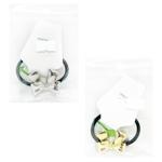 Hair Elastic Band with Metallic Decor 3753-11