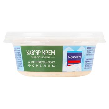 Norven with Сapelin Сaviar and Norwegian Trout Caviar Cream 95g - buy, prices for Tavria V - photo 2