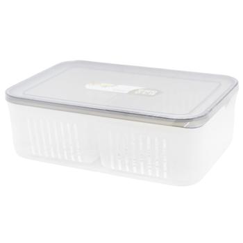 Food Storage Container for Refrigerator with Slots Plastic 2100ml 8780-34235