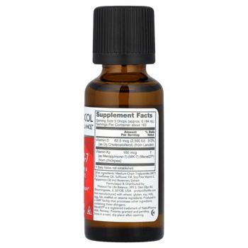 Protocol for Life Balance, Liquid D3 & MK-7, 1 fl oz (30 ml) - купити, ціни на Біотус - фото 2