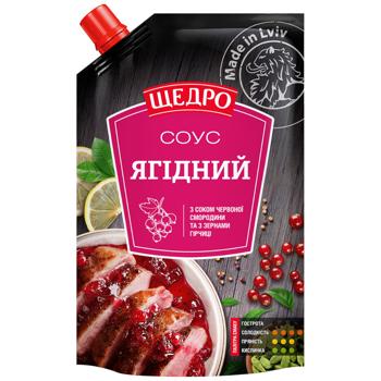 Соус Щедро Ягідний 180г - купити, ціни на ULTRAMARKET - фото 1