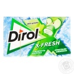 Жувальна гумка Dirol X-fresh свіжість яблука 18г