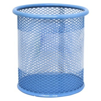 Підставка для ручок Klerk кругла металева 90х90х100мм в асортименті - купити, ціни на МегаМаркет - фото 1