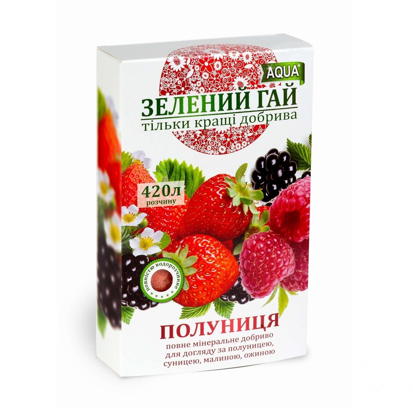 

Удобрение Зеленый Гай Aqua клубника 300г