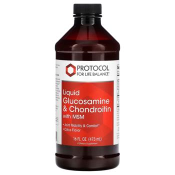 Protocol for Life Balance Citrus Flavored Glucosamine and Chondroitin with MSM 473ml - buy, prices for Biotus - photo 1