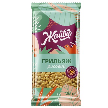 Jaivir Rice Puffed Brittle 26g - buy, prices for Za Raz - photo 1