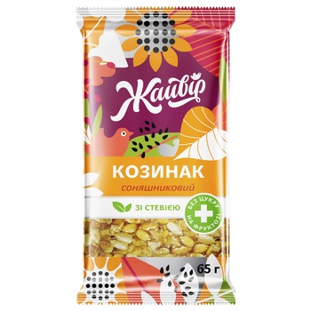 Jaivir Sunflower Kozinak with Fructose and Stevia 65g - buy, prices for MegaMarket - photo 1