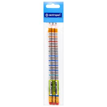 Koh-i-Noor НВ Pencil with Eraser and Multiplication Table 3pcs - buy, prices for - photo 3