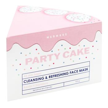 Mermade Creamy Face Mask with Kaolin, Squalane and Party Cake Spheres 100g - buy, prices for NOVUS - photo 1