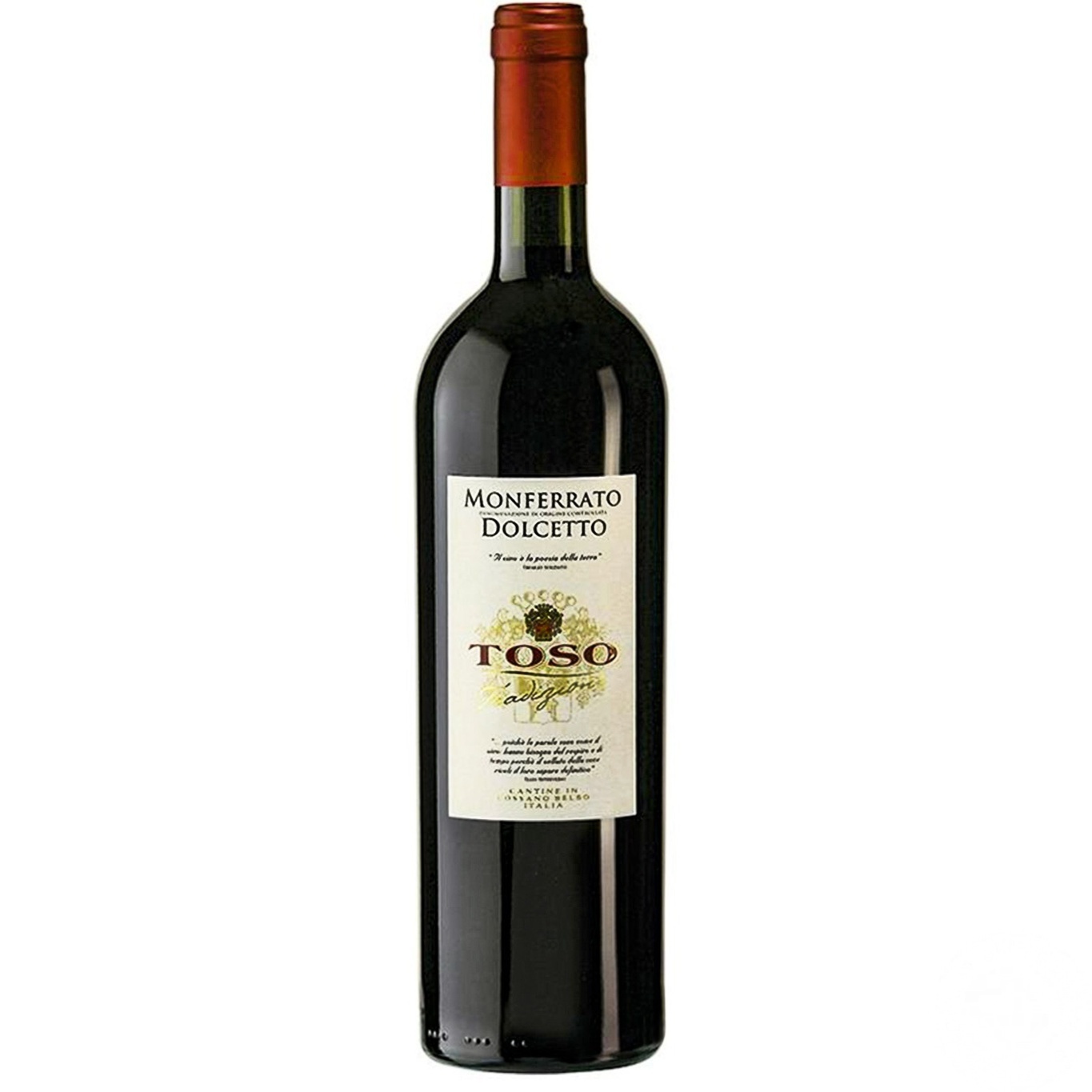 

Вино Toso Monferrato Dolcetto DOC красное сухое 11,5% 0,75л