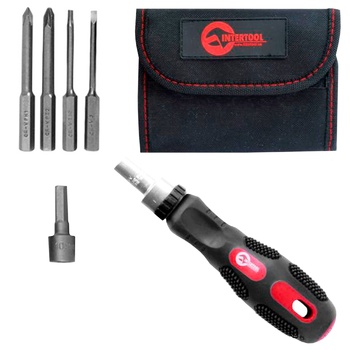 InterTool Reverse Screwdriver with a Set of Bits 26pcs VT-1026 - buy, prices for NOVUS - photo 1