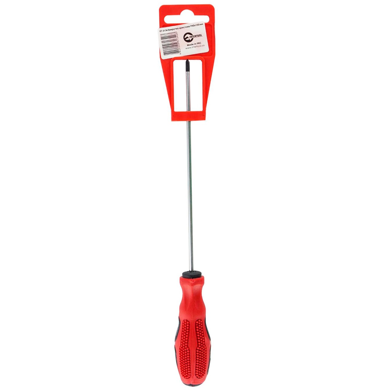 

Отвертка InterTool крестовая PH0x150мм VT-3134