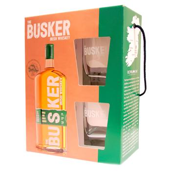 The Busker Triple Cask 40% 0.7l Whiskey + 2 Glasses - buy, prices for - photo 1