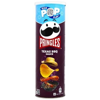 Чипси Pringles картопляні зі смаком техаського соуса BBQ 165г - купити, ціни на Восторг - фото 1