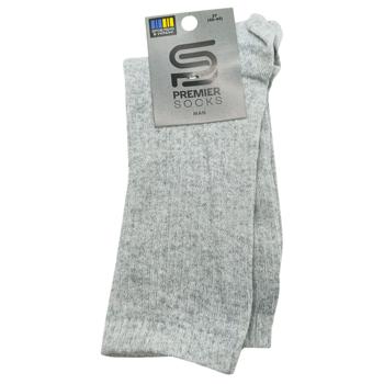 Шкарпетки Premier Socks чоловічі середні р.27 світло-сірий - купити, ціни на Чудо Маркет - фото 1