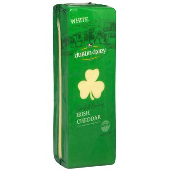 Сир «DUBLIN DAIRY» Ірландський Чеддер білий ваг.(Ірландія) - купить, цены на КОСМОС - фото 2