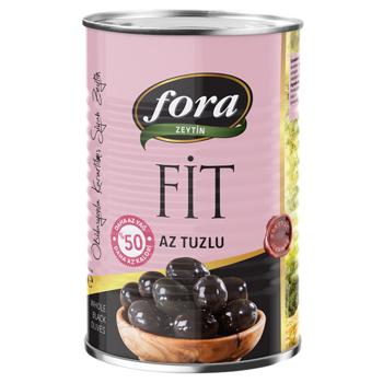 Fora Fit Reduced Salt Black Olives 2.5kg - buy, prices for COSMOS - photo 1