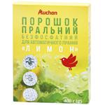 Auchan Lemon Phosphate-free Automatic Machine Washing Powder 400g