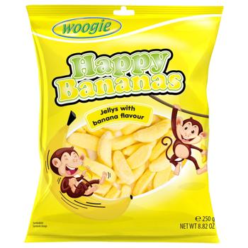 Woogie Banana Chew Candies 250g