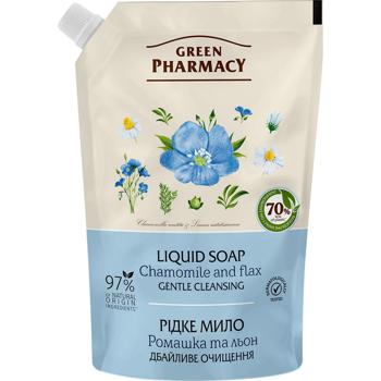 Zelena Apteka Chamomile and Flax Liquid Soap 460ml - buy, prices for MegaMarket - photo 1