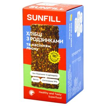 Sunfill Children's Crispbreads with Raisins and Flax Seeds 100g