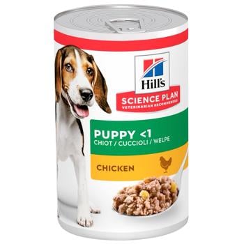 Вологий корм для цуценят Hills Science Plan Canine Puppy 370 г (курка) - купить, цены на MasterZoo - фото 1