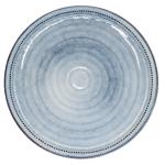 Тарелка керамическая голубая 26см