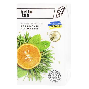 Чай Hello Tea Апельсин Розмарин 60 г - купить, цены на МегаМаркет - фото 1