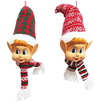 Подвеска Actuel Эльф текстиль 11см в ассортименте - купить, цены на Auchan - фото 1