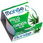 Корм вологий Monge Fruit з куркою та алоє для кошенят 80г