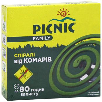 Picnic Family Spirals against Mosquitoes with Stand 10pcs - buy, prices for Auchan - photo 3