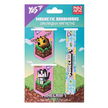 Закладки магнітні Yes Minecraft Spring 3шт - купити, ціни на NOVUS - фото 2