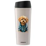 Термокухоль Ardesto Coffee Time Maltipoo бежевий 450мл