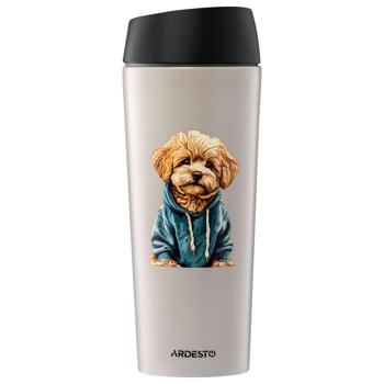 Термокружка Ardesto Coffee Time Maltipoo бежевая 450мл - купить, цены на ULTRAMARKET - фото 2