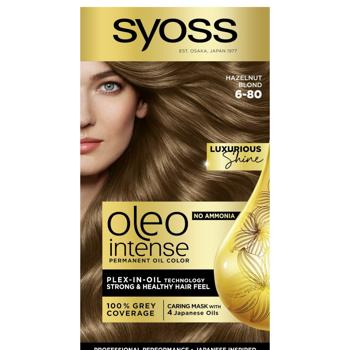 Syoss Oleo Hair Dye 6-80 Hazelnut Blond - buy, prices for - photo 2