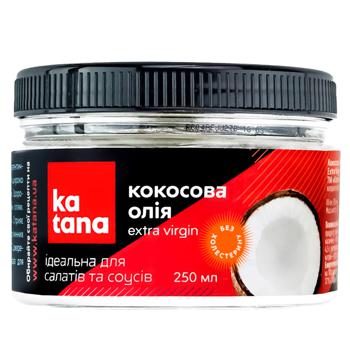 Масло кокосовое Katana Extra Virgin 250мл - купить, цены на ULTRAMARKET - фото 1