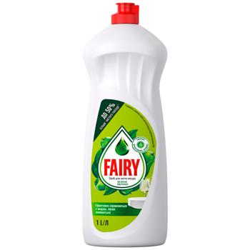 Fairy Green Apple Dishwashing Liquid 1l - buy, prices for Chudo Market - photo 1