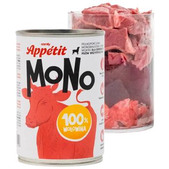 Comfy Appetit Mono Wet Food with Beef for Dogs of All Breeds 400g - buy, prices for MasterZoo - photo 3