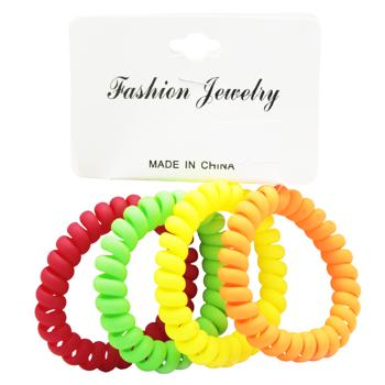 Hair Elastic Bands 4pcs 3127-4 - buy, prices for Tavria V - photo 1