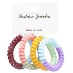 Резинки-пружинки для волос двухцветные 4шт 3127-6